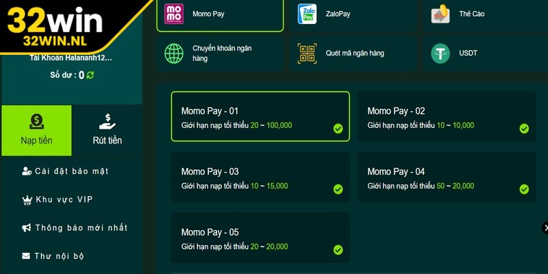 Nạp tiền vào tài khoản rất đơn giản cho các game thủ