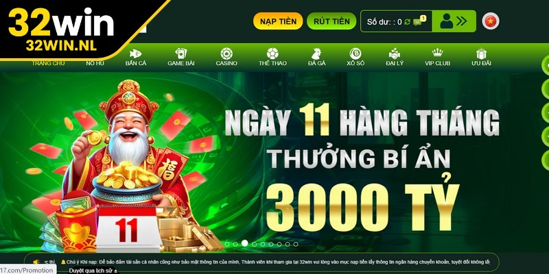 Lưu ý quan trọng khi tham gia khuyến mãi 32Win