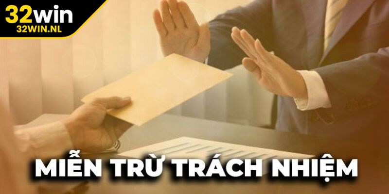 Nếu sự cố từ phía người chơi, nhà cái sẽ miễn trừ trách nhiệm