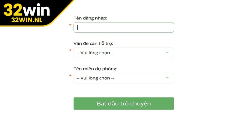 Các bước khôi phục mật khẩu 32Win nhanh chóng